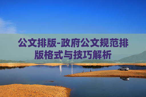 公文排版-政府公文规范排版格式与技巧解析